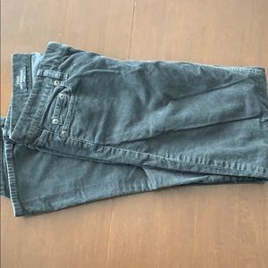 J.Crew Matchstick Corduroy Pants - Charcoal